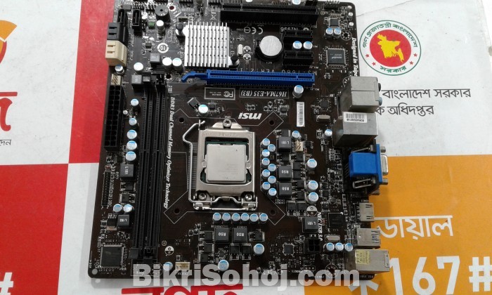 MSI H67 Motherboard prosesore intel r 2:90 GHz